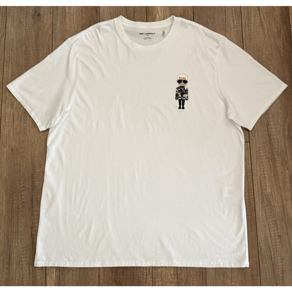 Karl Lagerfeld Other - KARL LAGERFELD Paris “Kamo Blazer Karl” T-Shirt - NWOT - Men's 2XL -‎ White